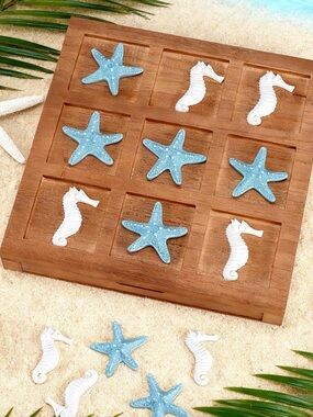 Beach House Tic Tac Toe